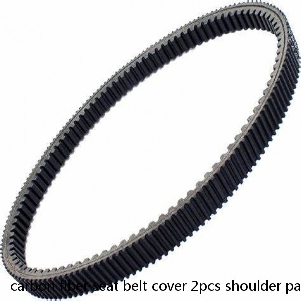 carbon fiber seat belt cover 2pcs shoulder pads