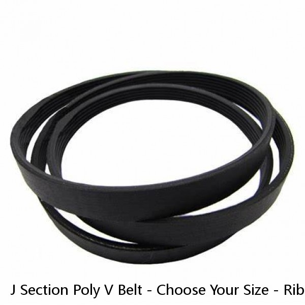 J Section Poly V Belt - Choose Your Size - Rib Count