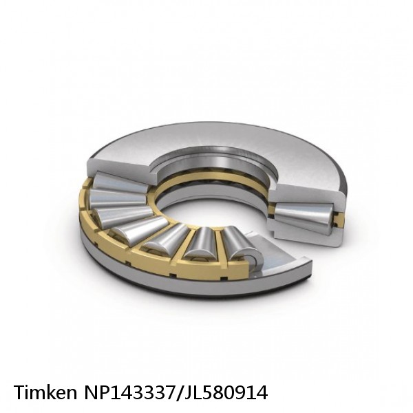 NP143337/JL580914 Timken Thrust Tapered Roller Bearings #1 small image