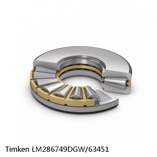 LM286749DGW/63451 Timken Thrust Tapered Roller Bearings #1 small image