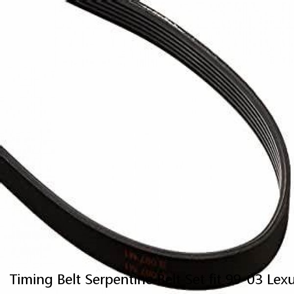 Timing Belt Serpentine Belt Set fit 99-03 Lexus RX300 01-03 Sienna 3.0L V6 1MZFE #1 small image