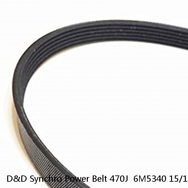 D&D Synchro Power Belt 470J  6M5340 15/16 Ribs Continuous Band #1 small image
