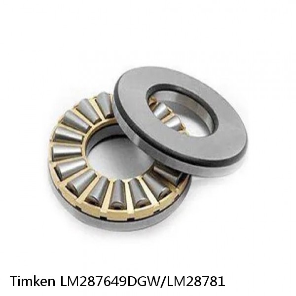 LM287649DGW/LM28781 Timken Thrust Tapered Roller Bearings #1 image