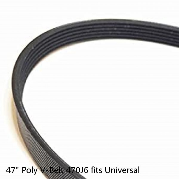 47" Poly V-Belt 470J6 fits Universal #1 image