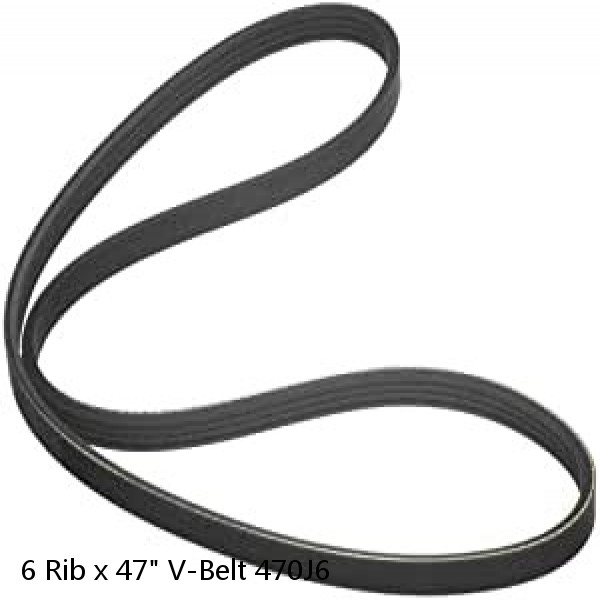 6 Rib x 47" V-Belt 470J6 #1 image