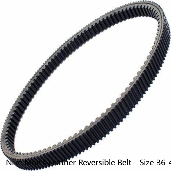 Nike Men's Leather Reversible Belt - Size 36-40 Black/Brown/White/Carbon Fiber  #1 image