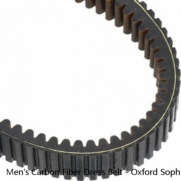 Men's Carbon Fiber Dress Belt - Oxford Sophisticated Style - Auto Ratchet Buckle #1 image